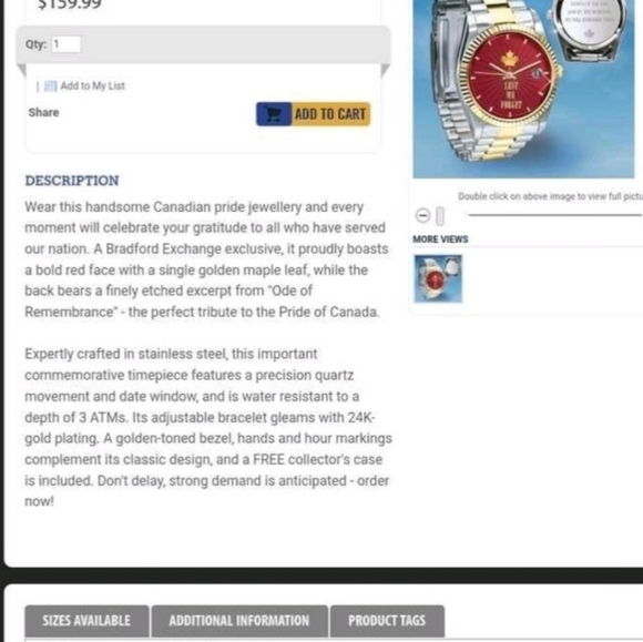 Lest we forget watch - Picture 5 of 5